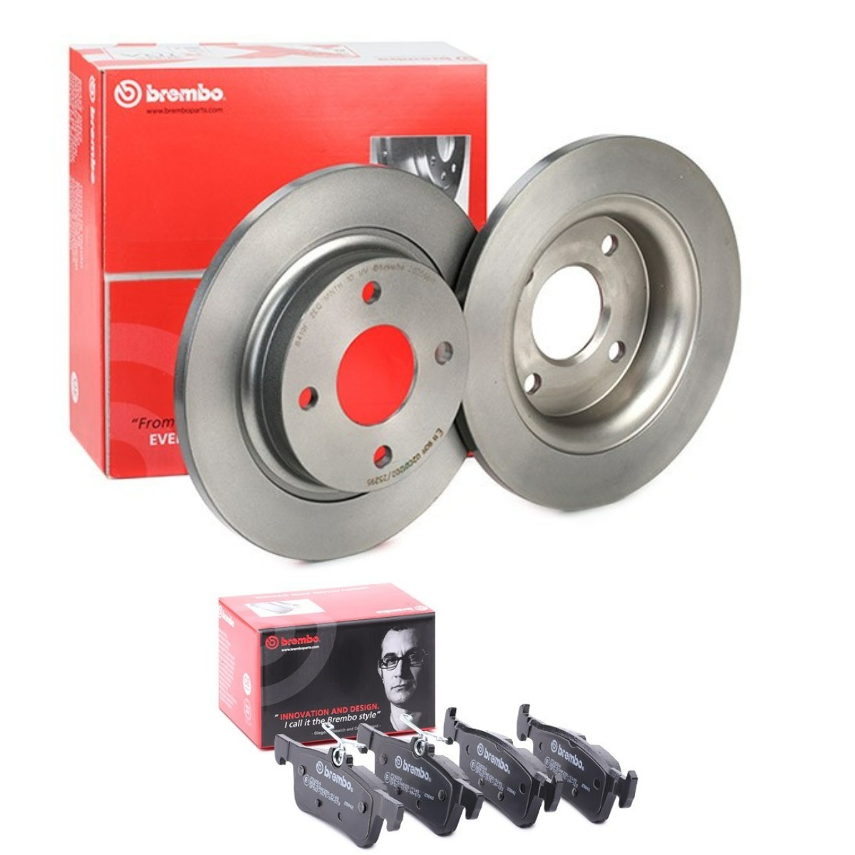 BREMBO Bremseskiver og -klosser BRB3405N0469 Bremseskiver og bremseklosser BREMBO ESCORT BRB3405N0469 billige