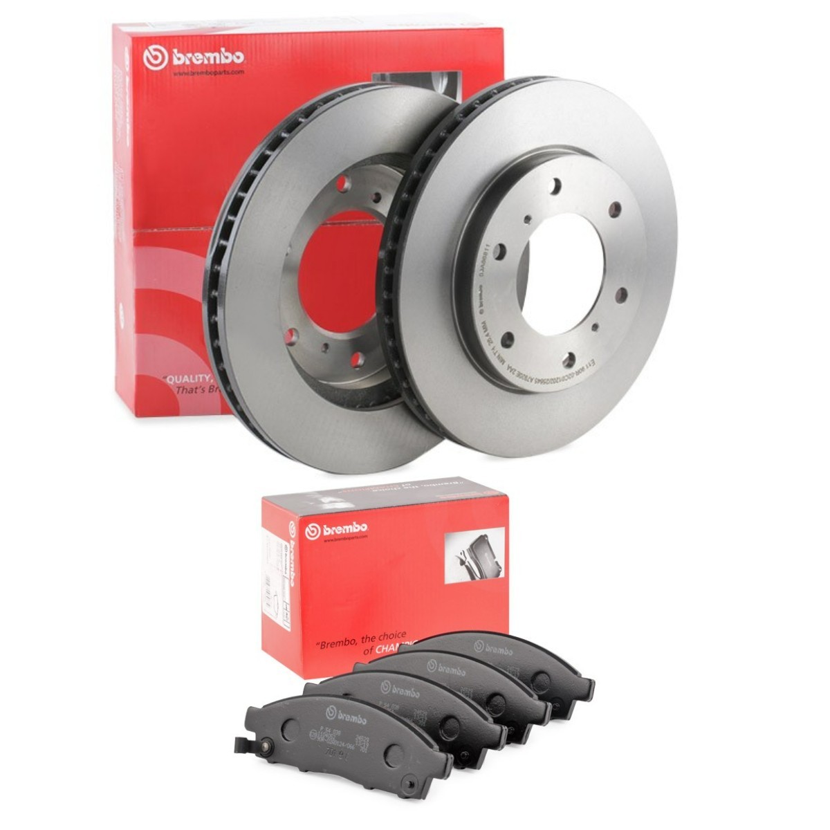 BREMBO Bremseskiver og -klosser BRB3405N0484 BREMBO BRB3405N0484 Bremseklosser og skiver Mitsubishi L300 Minibuss originale pris