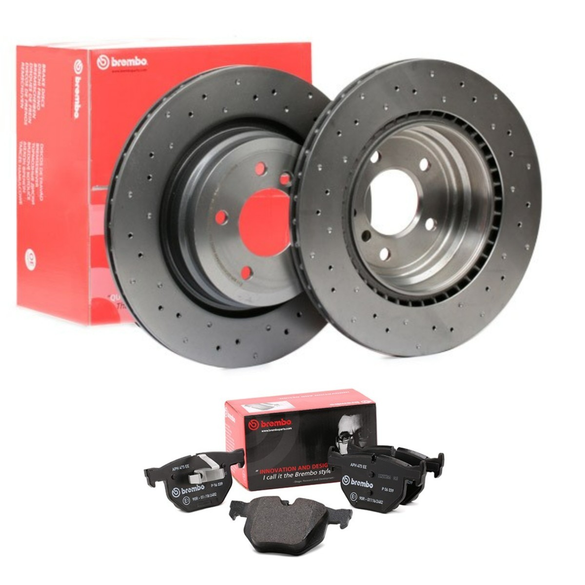 BREMBO Bremžu komplekts, Disku bremzes BRB3405N0487 BREMBO BRB3405N0487 Bremžu komplekts BMW X1 E84 cena