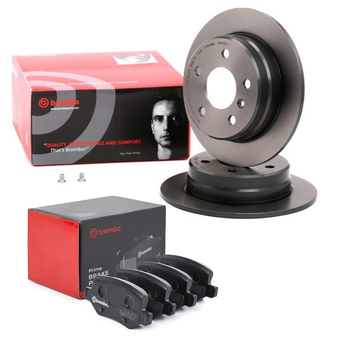 BREMBO Disques et plaquettes de freins BRB3405N0488 BREMBO BRB3405N0488 Kit de freins Mercedes W169 d'origine prix