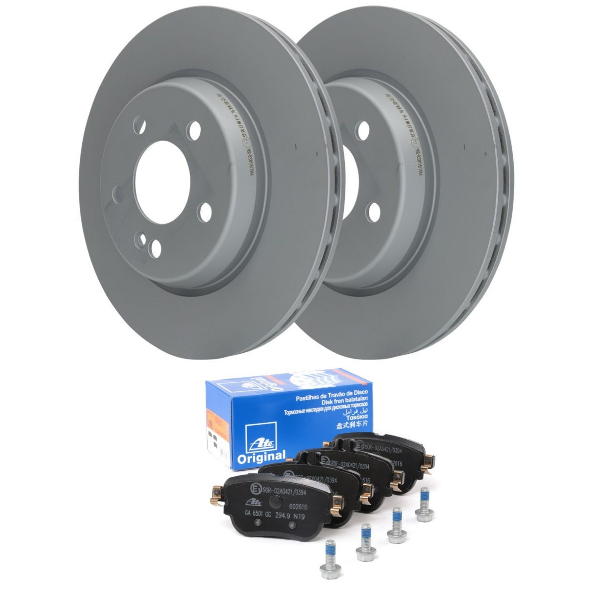 Bremseskiver og -klosser ATE ATE3405N0063 ATE ATE3405N0063 Bremseklosser og skiver MERCEDES-BENZ CLS 2020