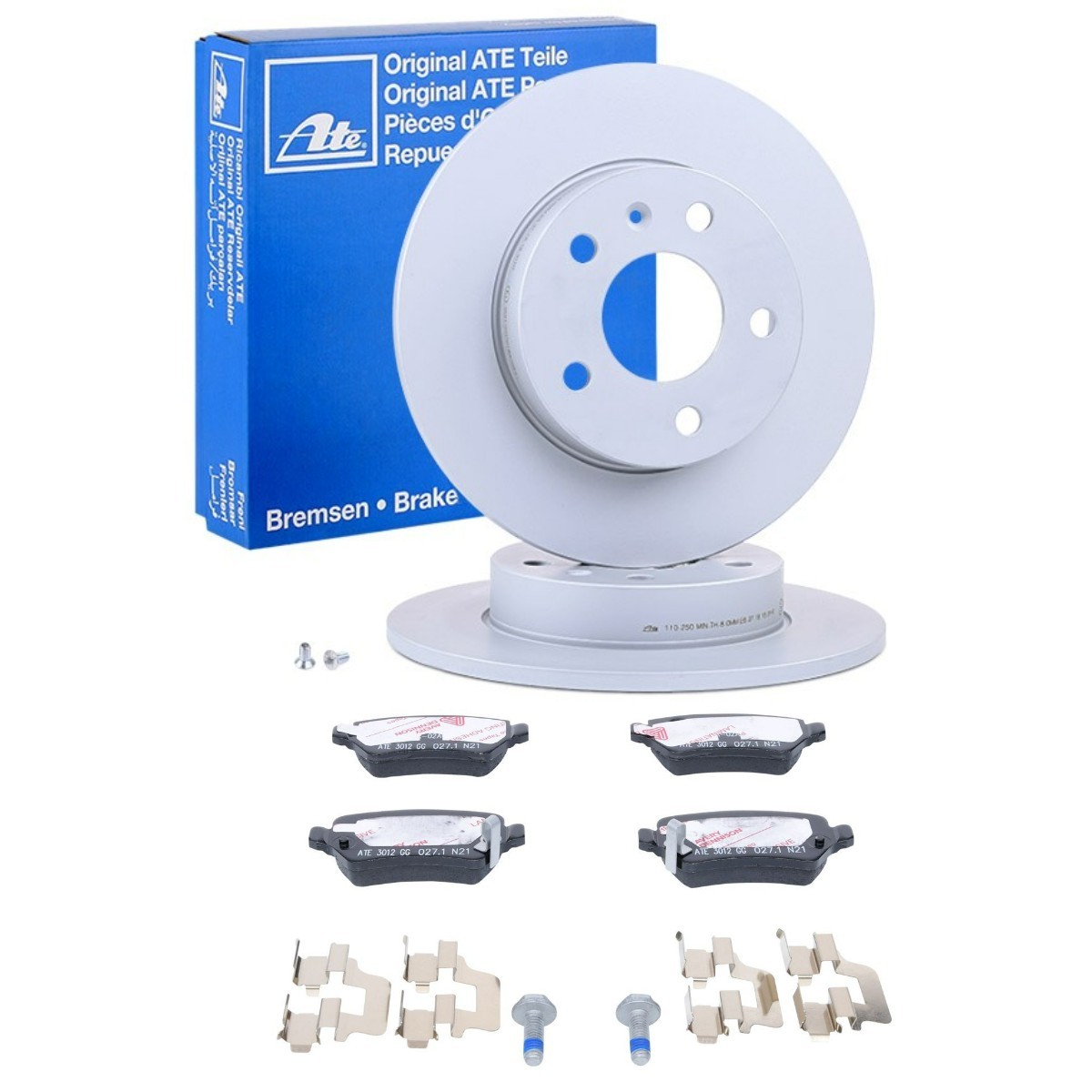 ATE Disques et plaquettes de freins ATE3405N0066 ATE ATE3405N0066 d'origine Kit de freins Zafira B A05 coût