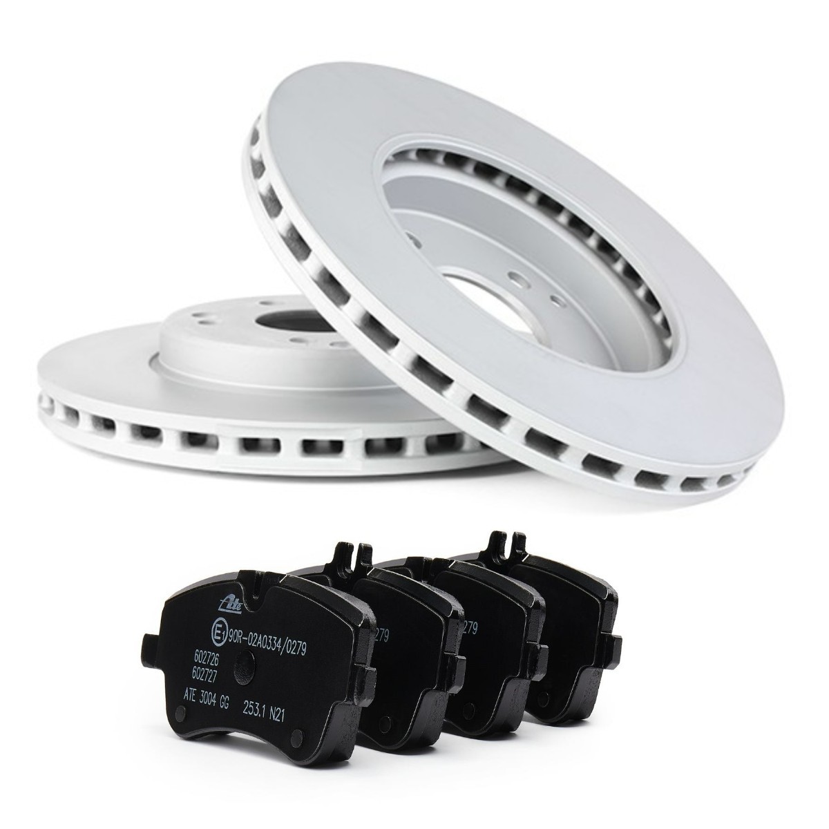Bromssats, skivbroms ATE ATE3405N0081 ATE ATE3405N0081 Bromssats Mercedes-Benz CLK 2002