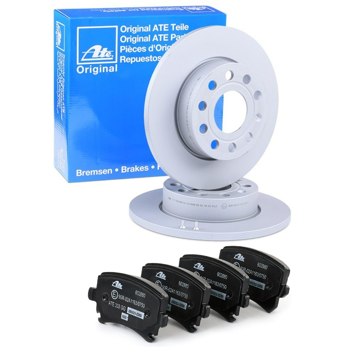 ATE Bremseskiver og -klosser ATE3405N0095 Bremseklosser og skiver ATE Volkswagen SHARAN ATE3405N0095