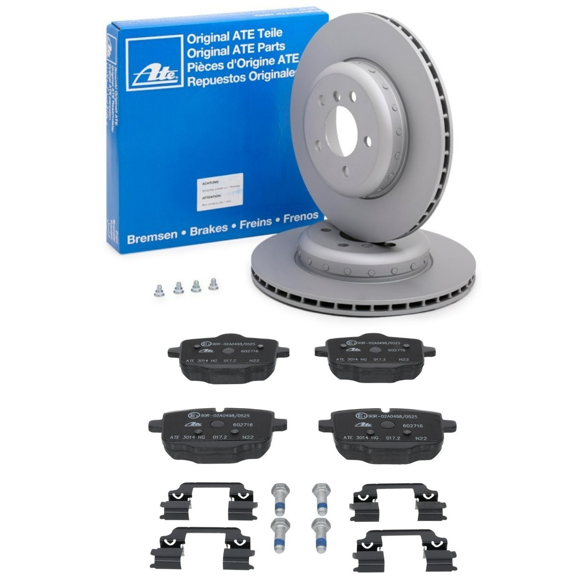 ATE Jarrupalasarja, levyjarru ATE3405N0104 BMW Jarrupalasarja levyjarru ATE ATE3405N0104