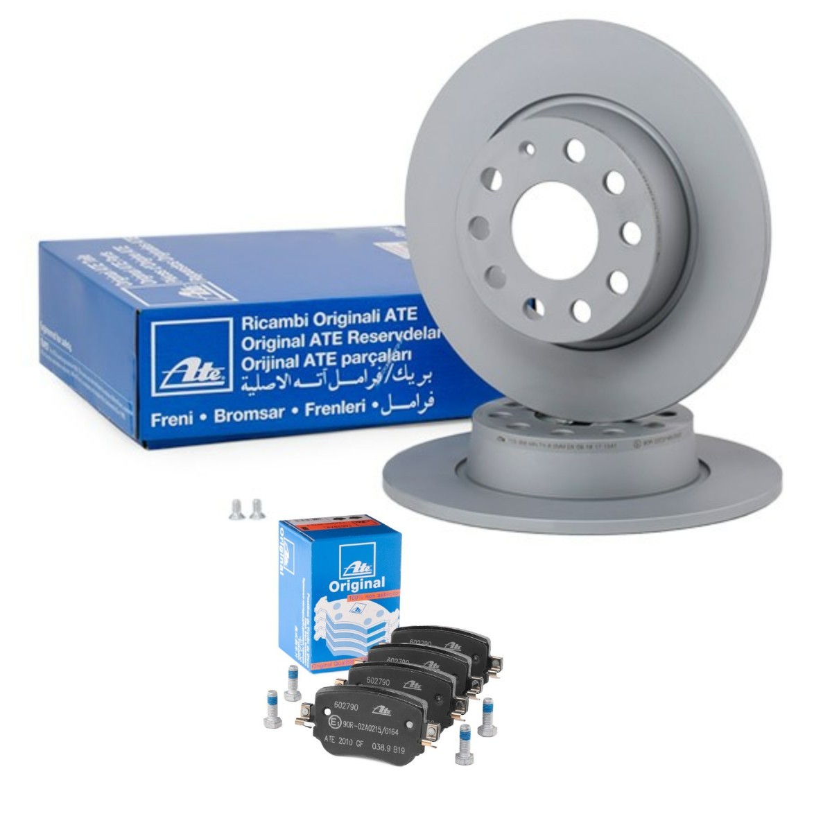 Bremseskiver og -klosser ATE ATE3405N0114 ATE ATE3405N0114: Bremseklosser og skiver Seat LEON 2024