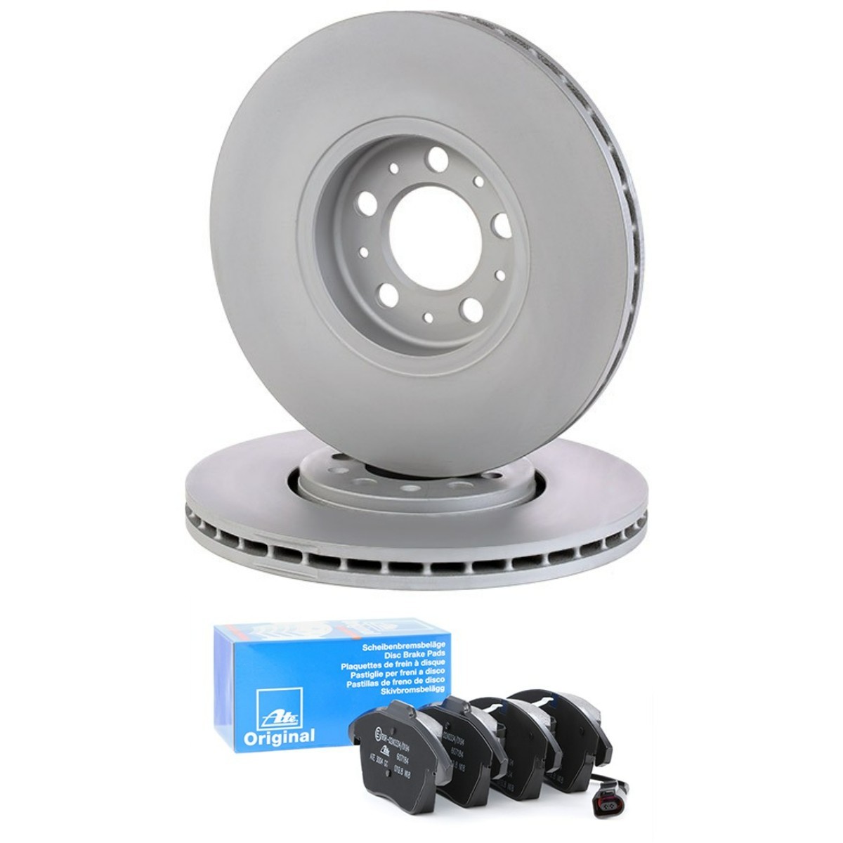 ATE Bremseskiver og -klosser ATE3405N0122 ATE ATE3405N0122 Bremsekit Skoda Rapid NH3 originale pris