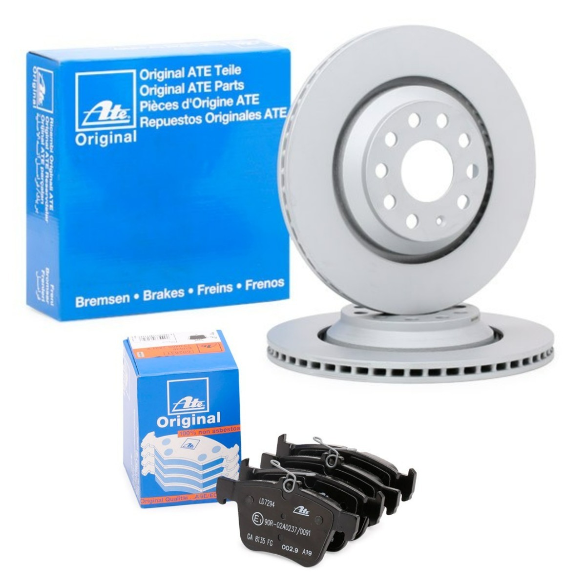 ATE Disques et plaquettes de freins ATE3405N0146 Plaquette et disque de frein ATE Q5 ATE3405N0146 pas cher