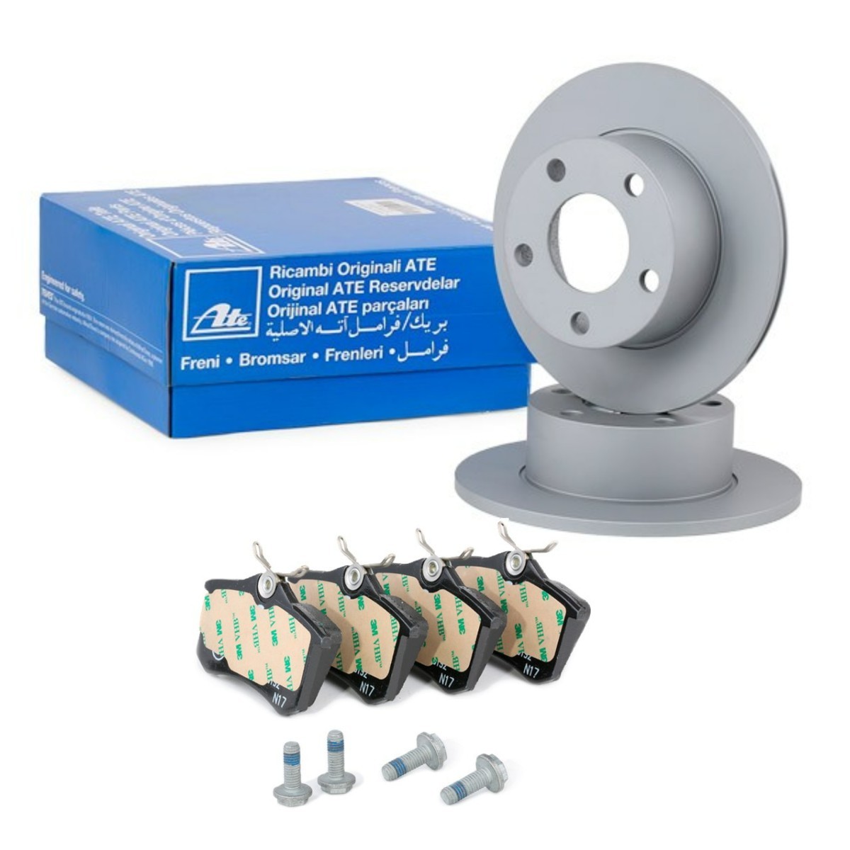 ATE Kit de travões ATE3405N0154 ATE ATE3405N0154 Kit de pastilhas de travão e disco Skoda Superb 3u preço