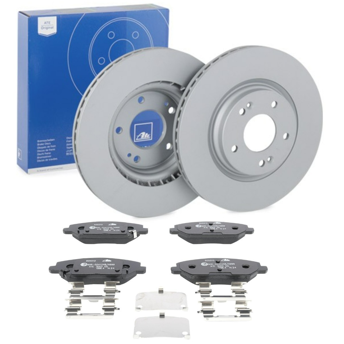 Kit de travões ATE ATE3405N0190 ATE ATE3405N0190 Discos e pastilhas de travão HYUNDAI i30 2019