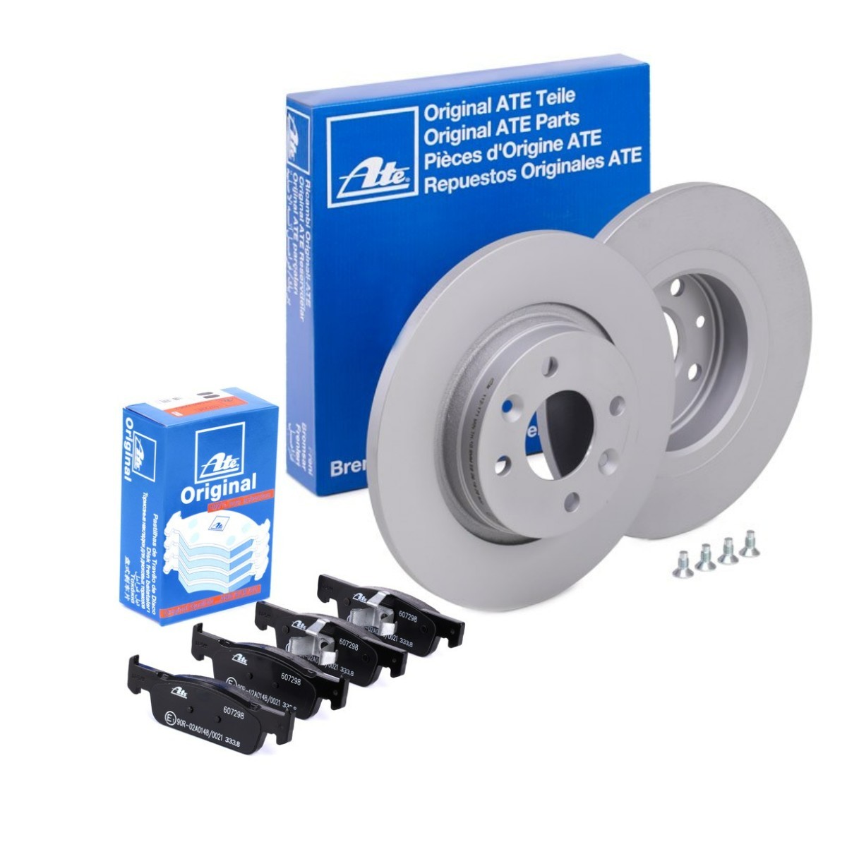 Bremseskiver og klodser ATE ATE3405N0194 ATE ATE3405N0194: Bremseskiver og klodser Smart FORTWO 2011