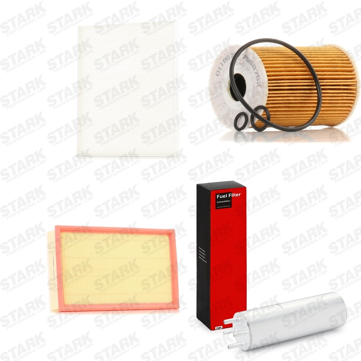 STARK Filter-komplekt SKFS-188114781 SKFS-188114781 Filter-komplekt Volkswagen TOUAREG STARK