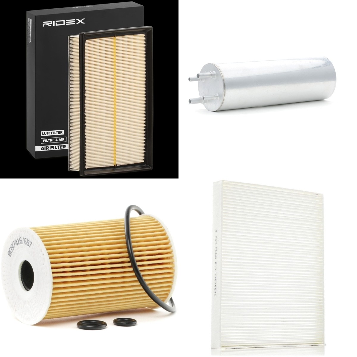 RIDEX Kit de filtros 4055F34769 Elemento de filtro RIDEX Tesla MODEL Y 4055F34769