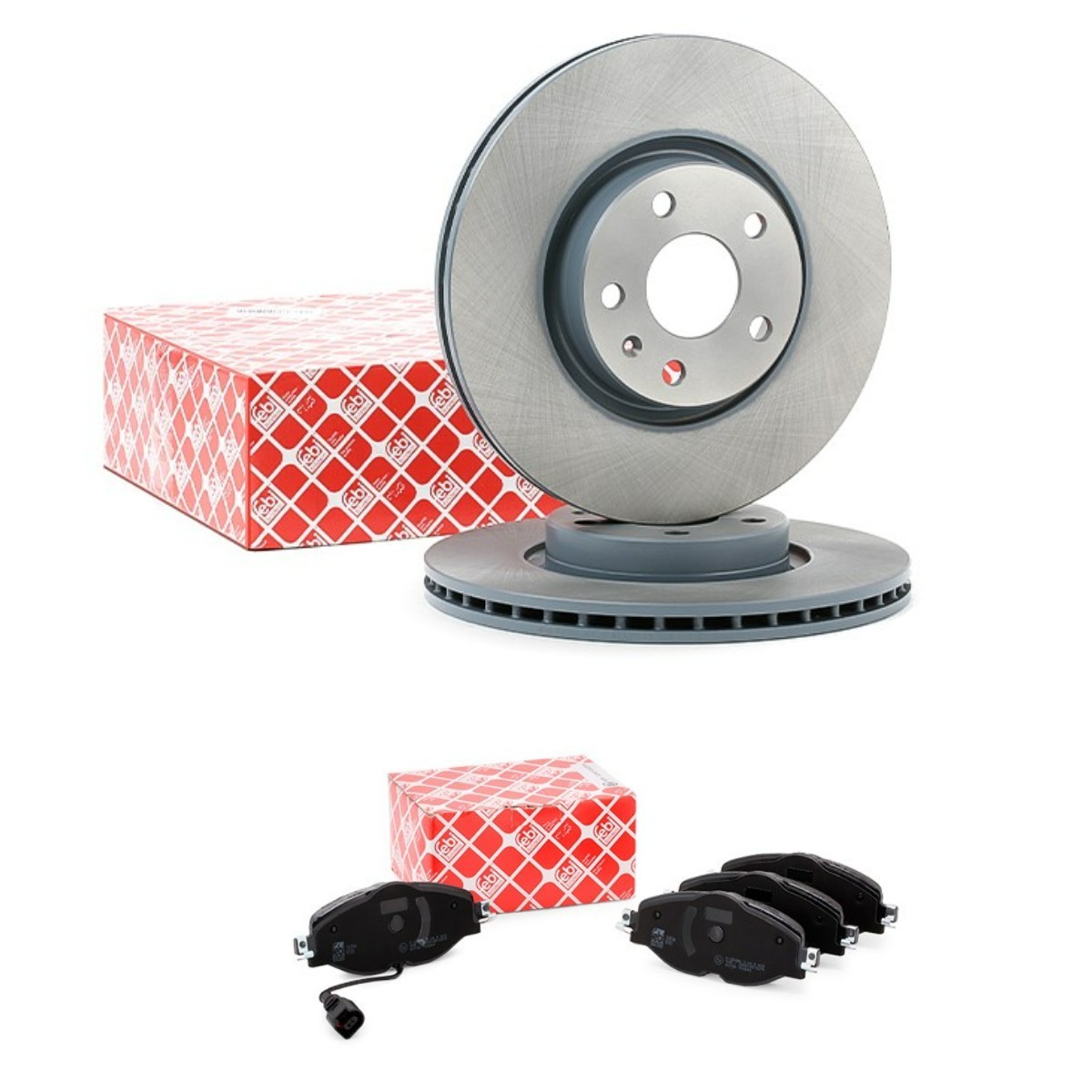 FEBI BILSTEIN Bremseskiver og klodser FBL3405N0005 FEBI BILSTEIN FBL3405N0005 Seat Leon 3 ST Bremse-kit pris