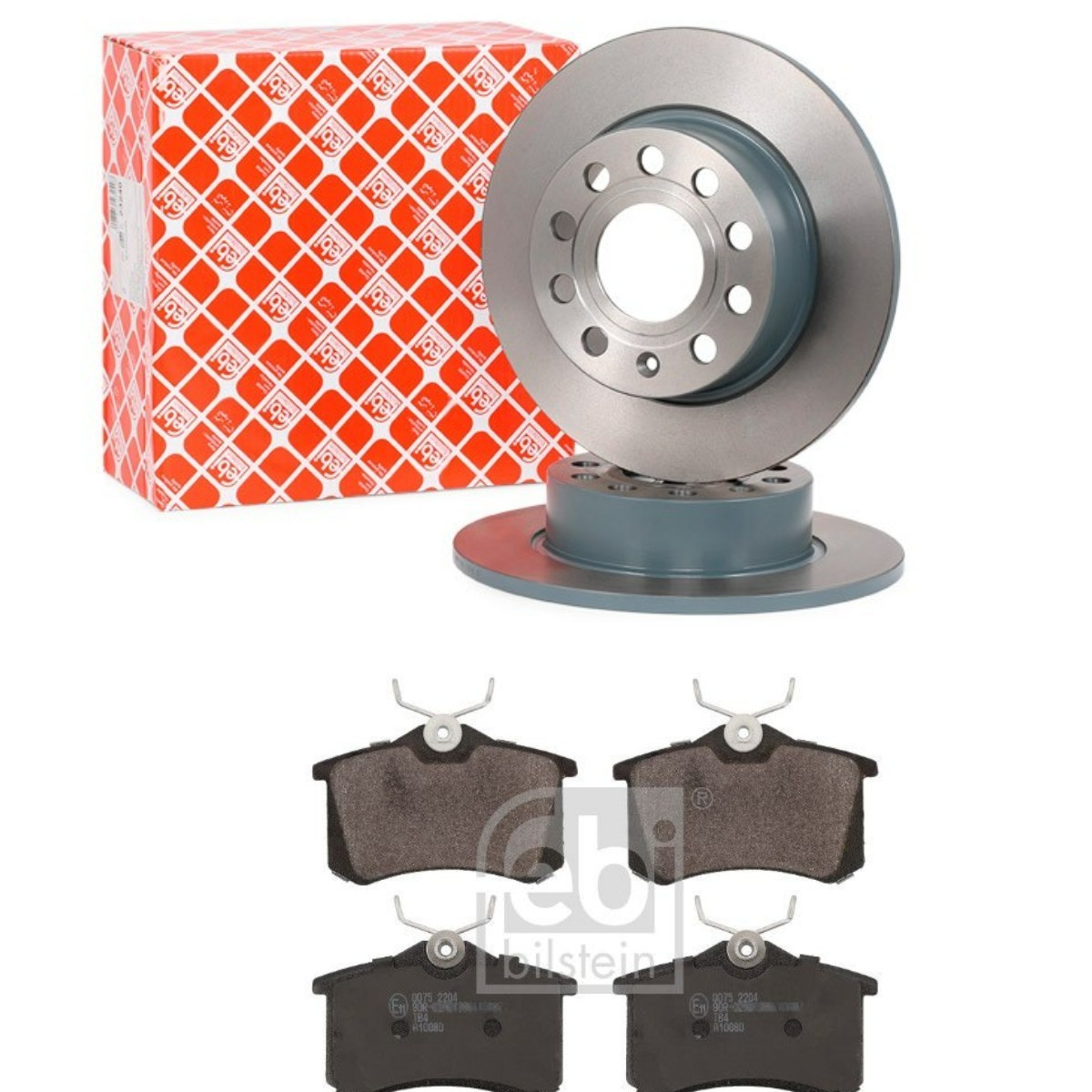 FEBI BILSTEIN Bromssats, skivbroms FBL3405N0012 FEBI BILSTEIN FBL3405N0012 Bromsskivor och bromsbelägg Seat Leon 5f1 original