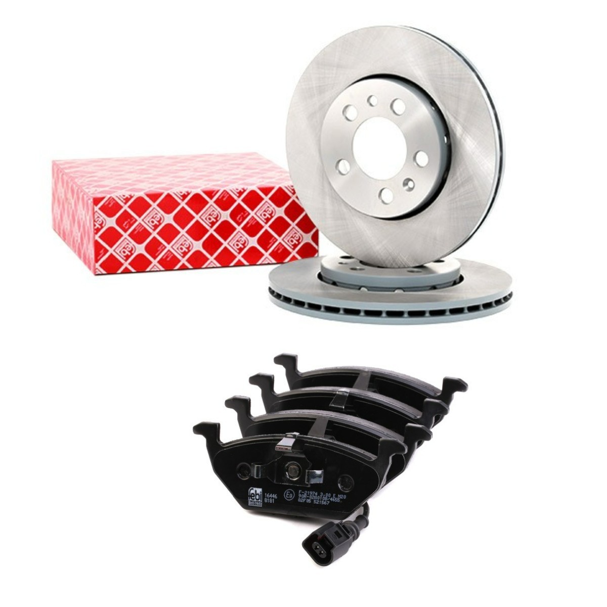 FEBI BILSTEIN Bremseskiver og klodser FBL3405N0025 FEBI BILSTEIN FBL3405N0025 Seat Toledo 1m Bremse-kit pris
