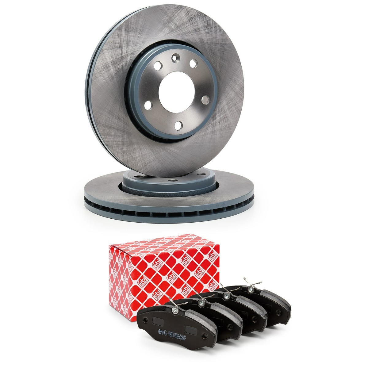 FEBI BILSTEIN Bromssats, skivbroms FBL3405N0031 FEBI BILSTEIN FBL3405N0031 Bromsskivor och bromsbelägg Renault Symbol kostand