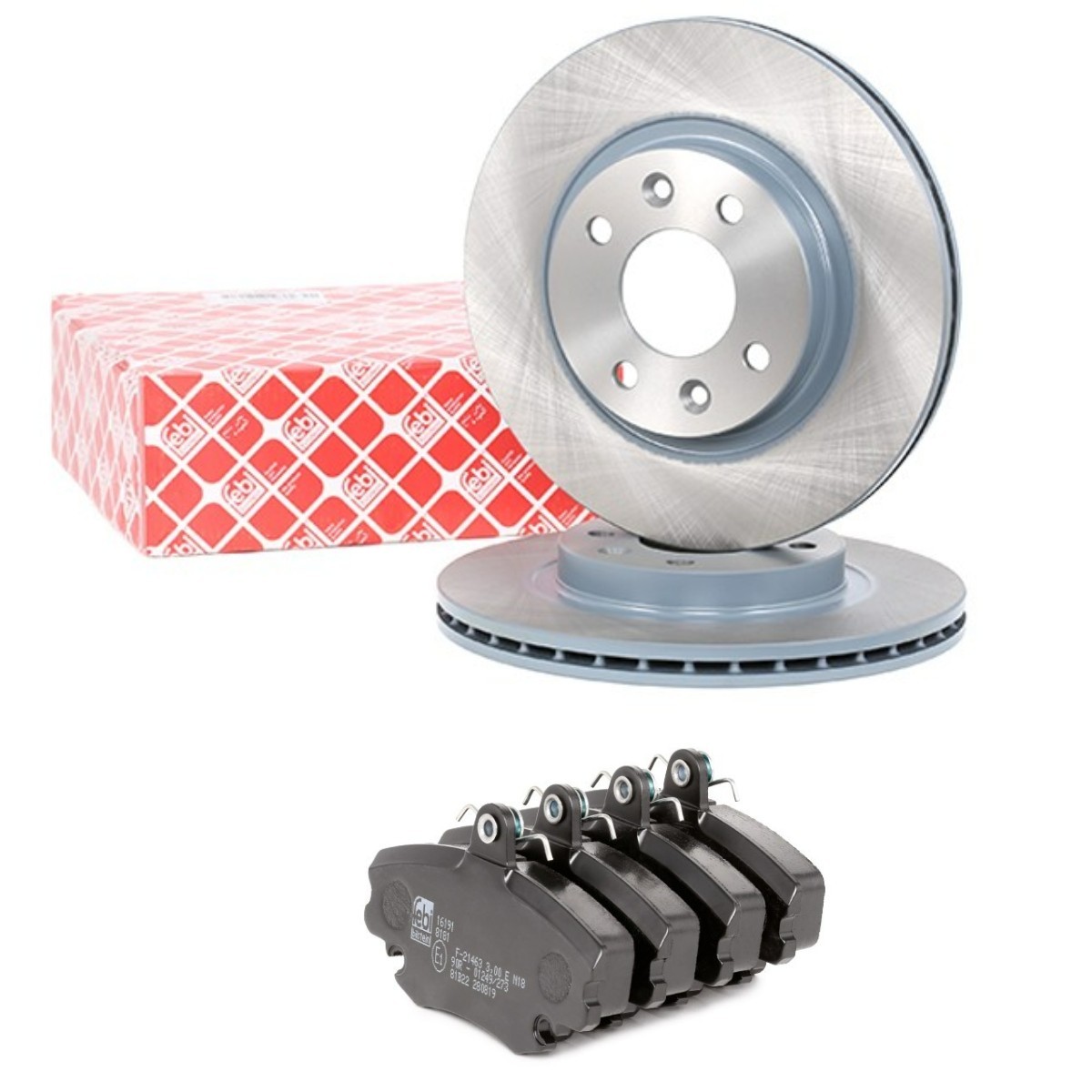 FEBI BILSTEIN Bremžu komplekts, Disku bremzes FBL3405N0032 Bremžu komplekts Renault LA0/1_ FBL3405N0032 FEBI BILSTEIN