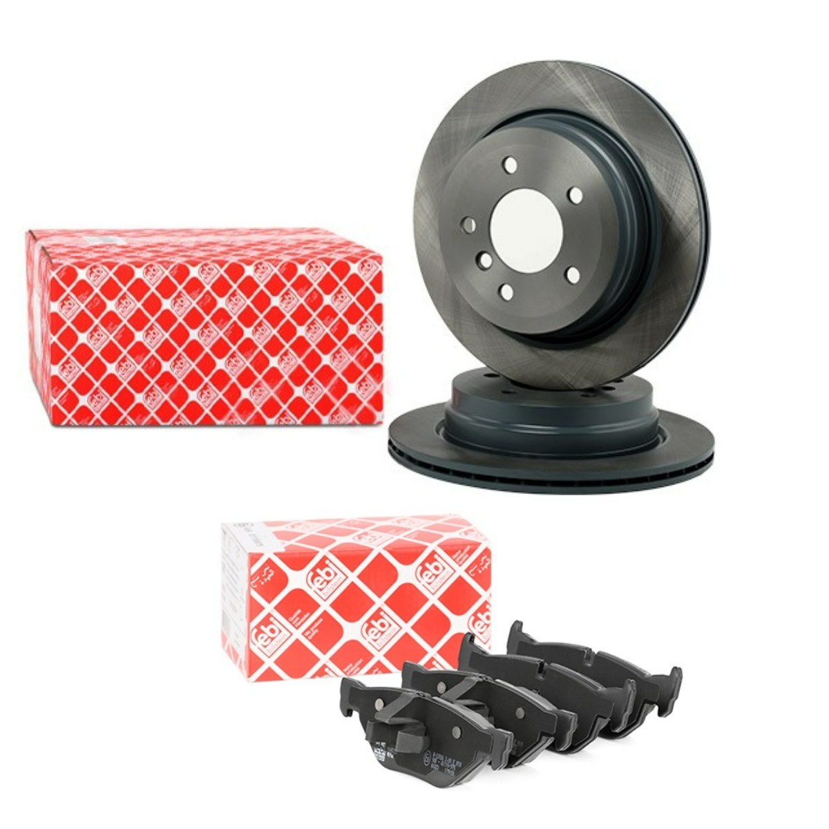 FEBI BILSTEIN Bremžu komplekts, Disku bremzes FBL3405N0040 FEBI BILSTEIN FBL3405N0040 orģinālās Bremžu komplekts BMW X1 E84 cena