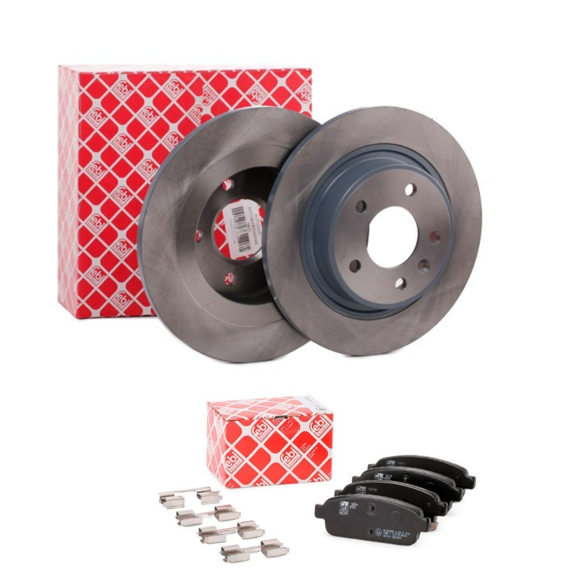 Bromssats, skivbroms FEBI BILSTEIN FBL3405N0054 FEBI BILSTEIN FBL3405N0054 Bromsskivor och -belägg CHEVROLET VOLT 2020