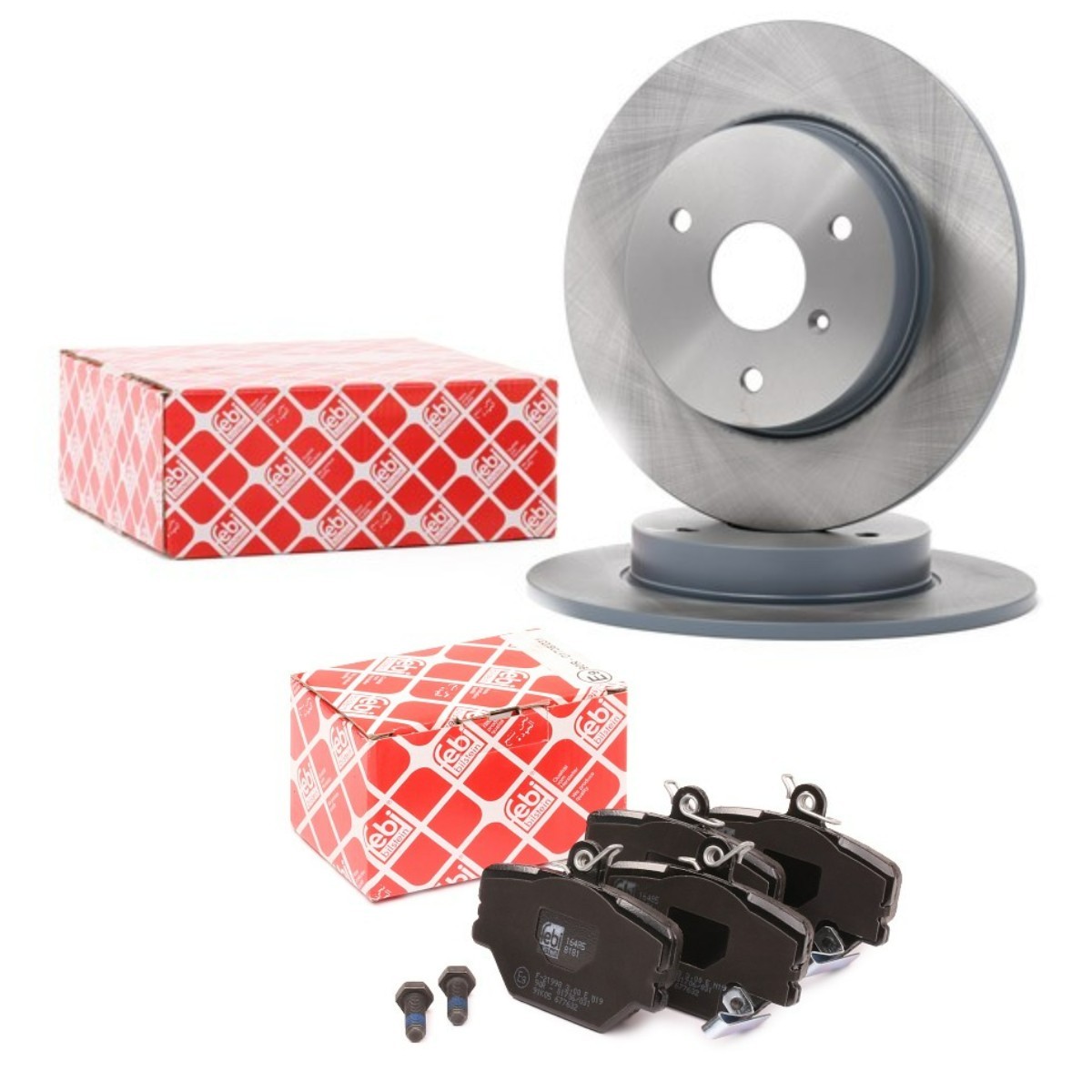 Bremseskiver og klodser FEBI BILSTEIN FBL3405N0055 FEBI BILSTEIN FBL3405N0055 Bremsesæt SMART FORTWO 2011