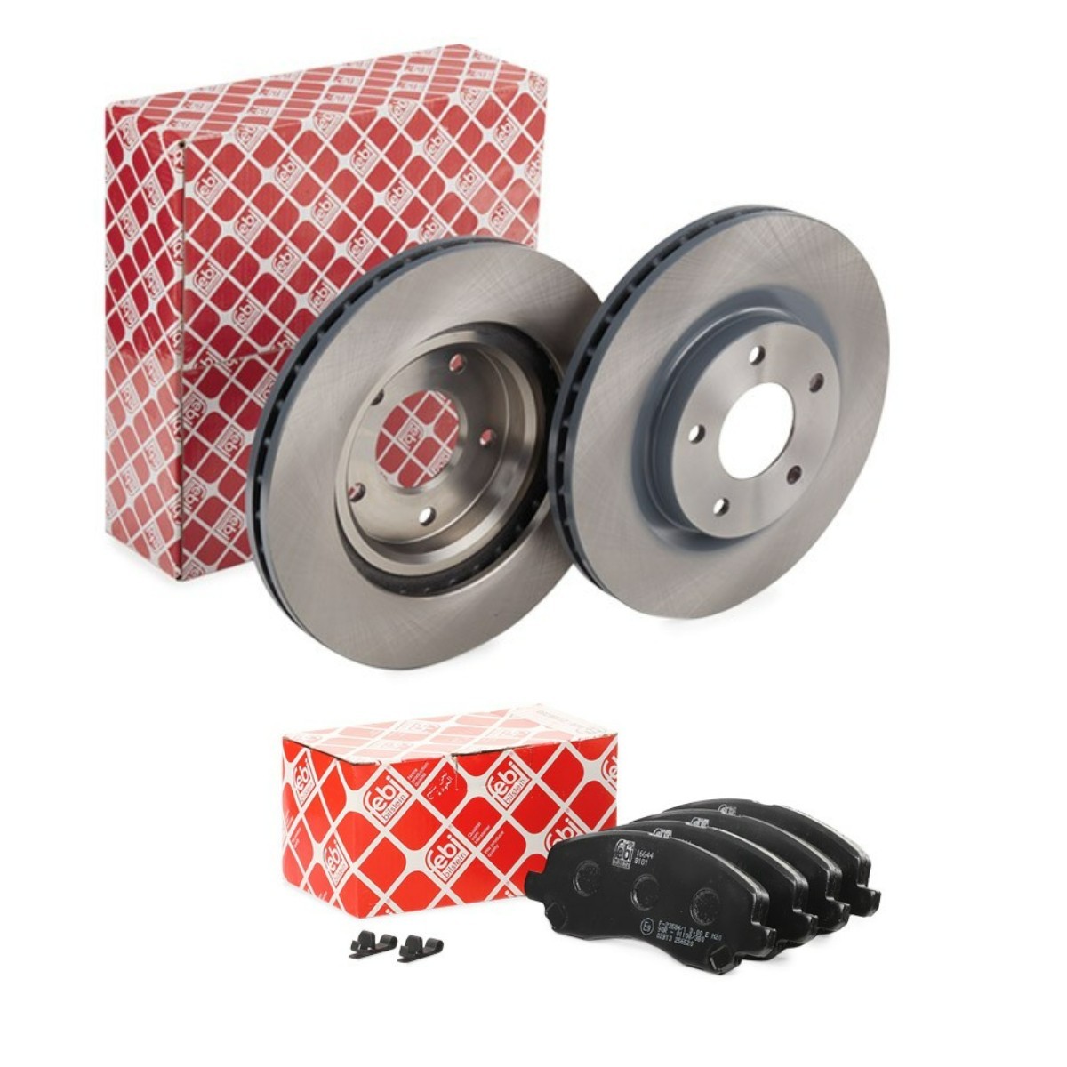 FEBI BILSTEIN Kit de travões FBL3405N0059 FEBI BILSTEIN FBL3405N0059 Kit de pastilhas de travão e disco DODGE Ram 1500 Standard Cab Pickup a um preço acessível