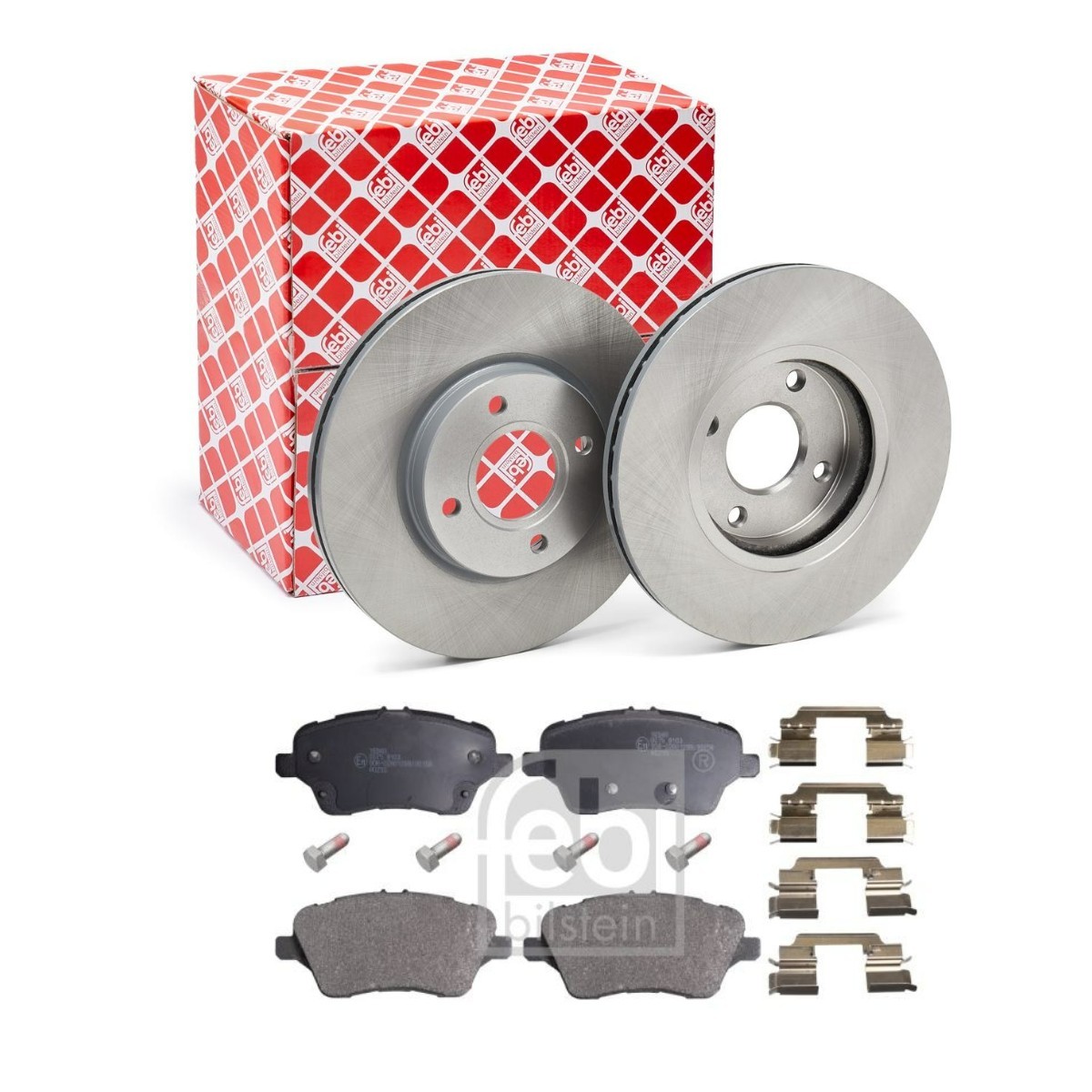 FEBI BILSTEIN Brake discs and pads set FBL3405N0085 FEBI BILSTEIN FBL3405N0085 genuine FORD Tourneo Courier MPV brake discs and pads price