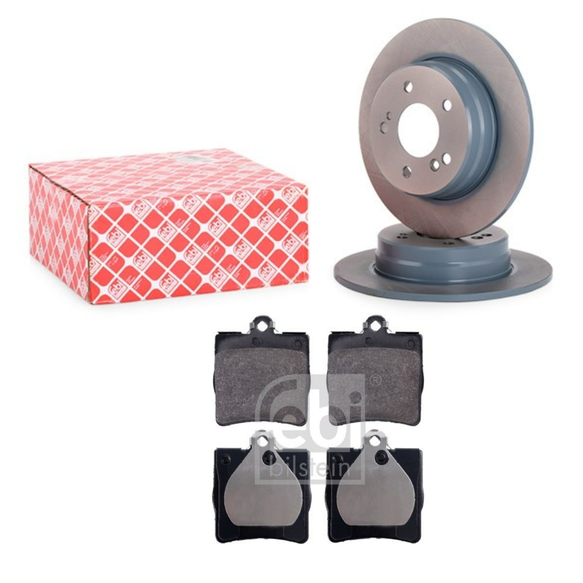 Disques et plaquettes de freins FEBI BILSTEIN FBL3405N0086 FEBI BILSTEIN FBL3405N0086: Kit de freins Mercedes Classe E 2002