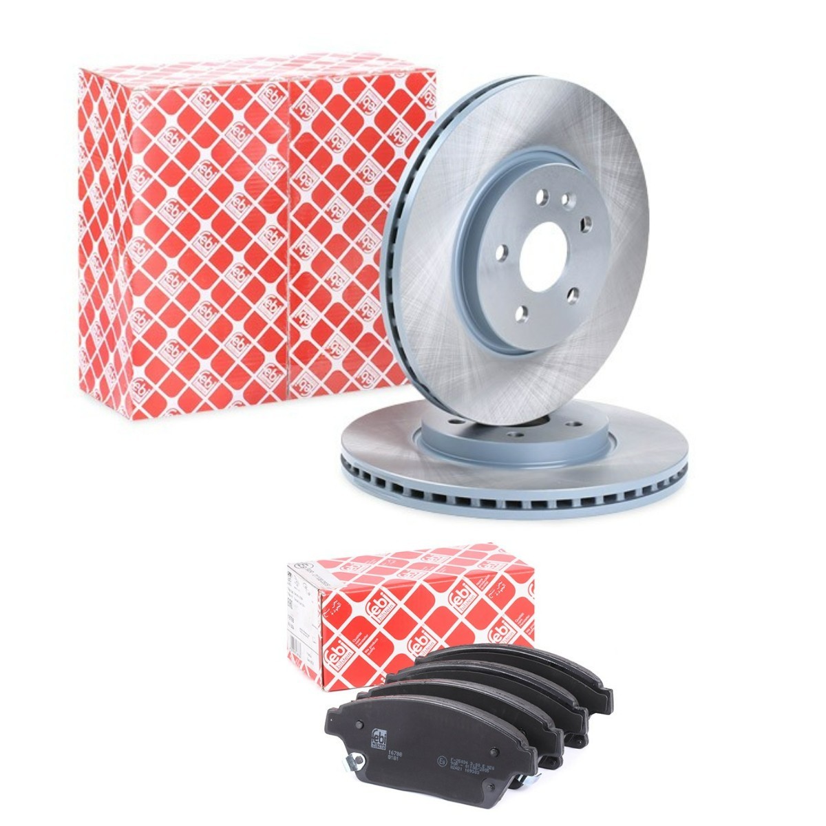 FEBI BILSTEIN Bromssats, skivbroms FBL3405N0088 FEBI BILSTEIN FBL3405N0088 Bromsskivor och bromsbelägg Chevrolet Corvette Coupe original