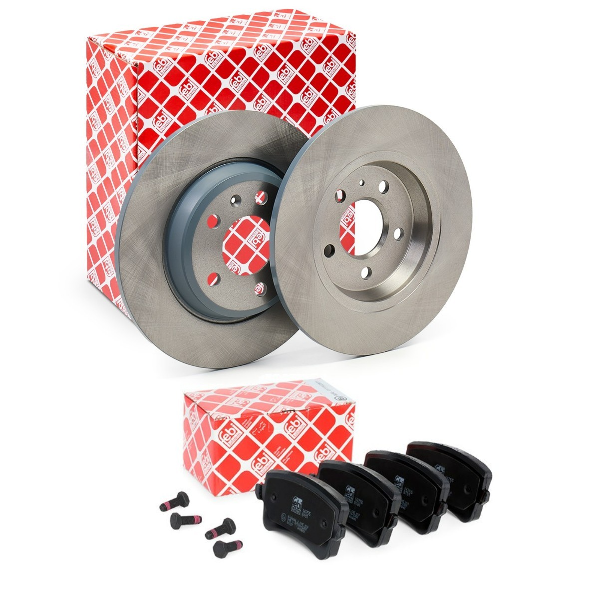 FEBI BILSTEIN Kit de travões FBL3405N0092 FEBI BILSTEIN FBL3405N0092 Kit travões Audi A5 8t3 originais preço
