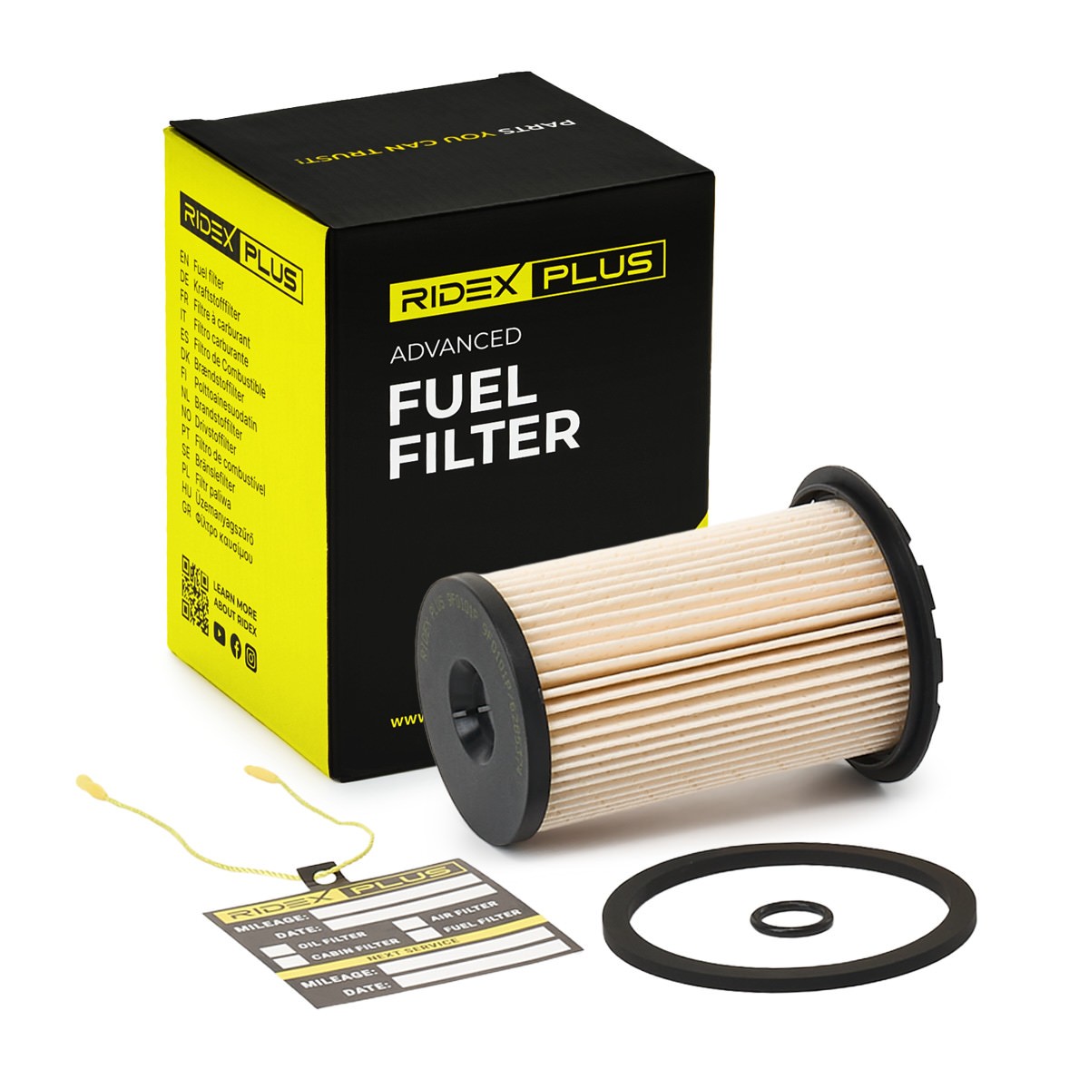 RIDEX PLUS Degvielas filtrs 9F0101P Degvielas filtrs RIDEX PLUS Toyota IQ 9F0101P
