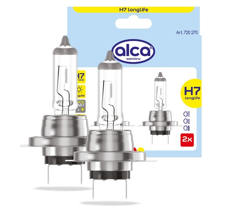 ALCA Lyspære, fjernlys 720270 Hovedlyspære ALCA Renault DUSTER 720270