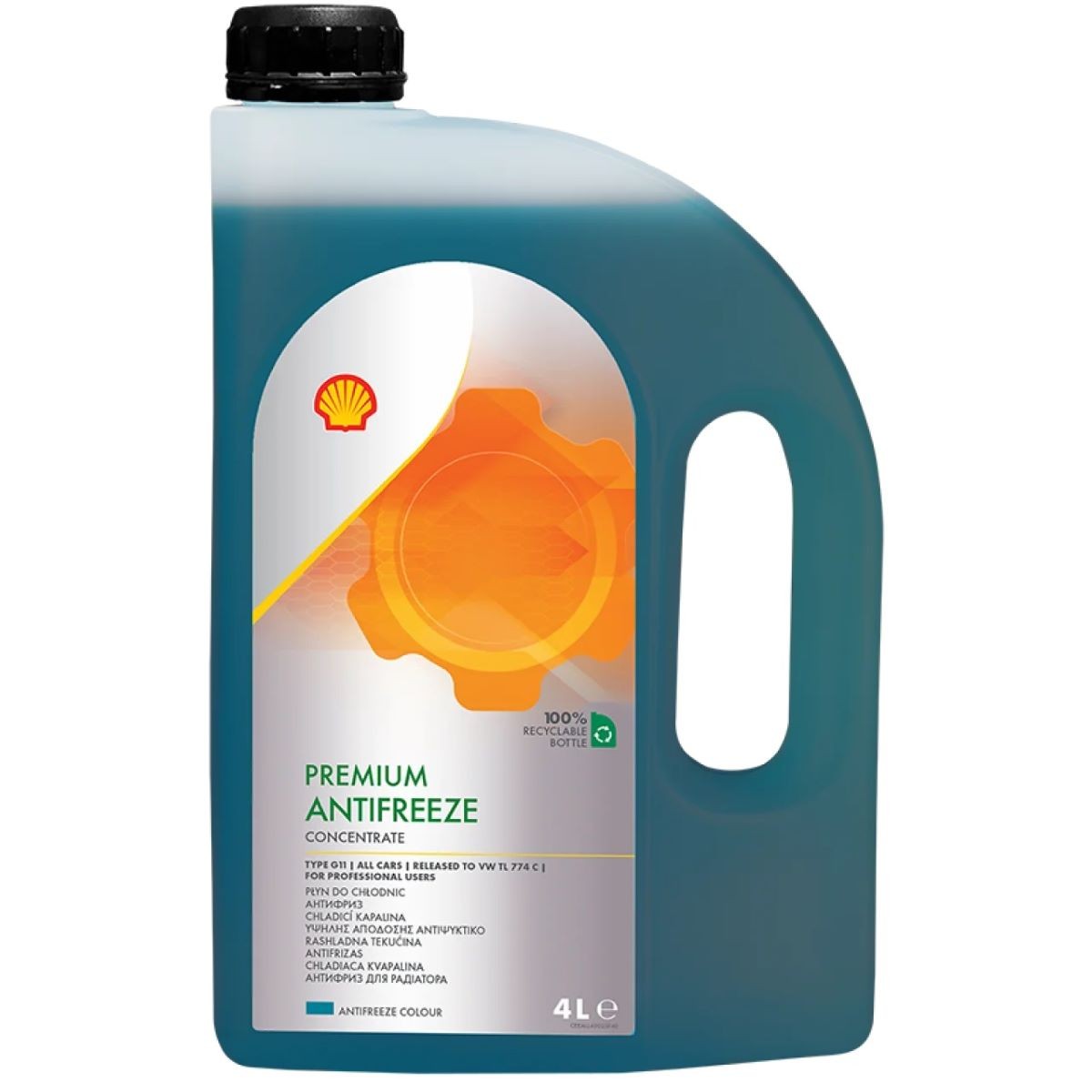 SHELL Anticongelante PBC72B SHELL Premium Antifreeze PBC72B Sistema de refrigeración del motor Peugeot 504 Cabrio