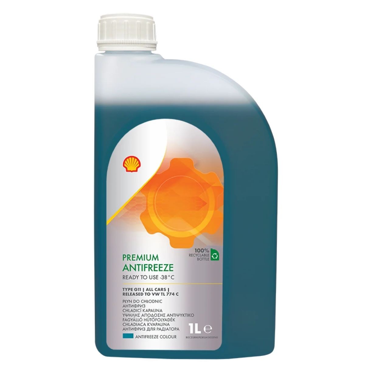 SHELL Frostvæske PBC74F PBC74F Premium Antifreeze Glykol SUZUKI IGNIS SHELL