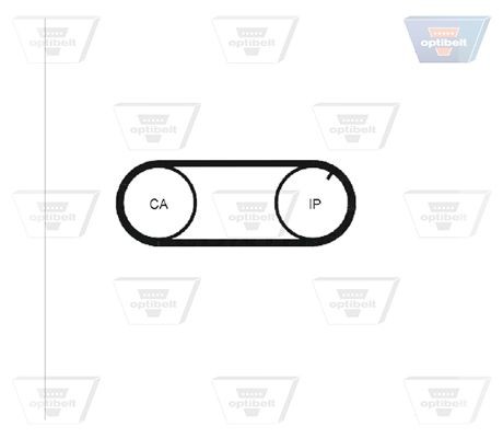 OPTIBELT Οδοντωτός ιμάντας ZRK 1090 Ιμάντας χρονισμού OPTIBELT Volvo C70 ZRK 1090
