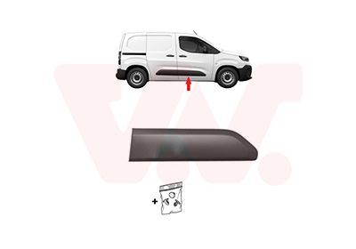 VAN WEZEL Door molding 0991404 Toyota HIACE VAN WEZEL door trim 0991404