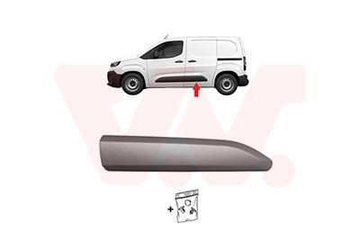 VAN WEZEL Pynte- / beskyttelsesliste, dør 0991405 VAN WEZEL 0991405 originale Toyota Prado J120 Pynteliste hvad koster