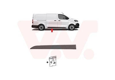 VAN WEZEL Pynte- / beskyttelsesliste, dør 3892406 VAN WEZEL 3892406 Pynte- / beskyttelsesliste, dør