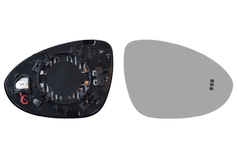 VAN WEZEL Peililasi, ulkopeili 7415836 Panamera 971 sivupeilit vasen ja oikea VAN WEZEL 7415836