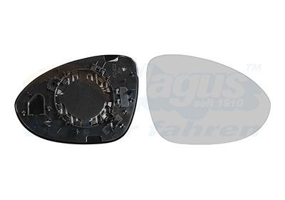 VAN WEZEL Spejlglas, udvendig spejl 7415838 Glas til sidespejl VAN WEZEL PORSCHE 7415838