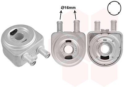 VAN WEZEL Moottoriöljyn jäähdytin 82003472 82003472 VAN WEZEL Öljynjäähdytin KIA MAGENTIS