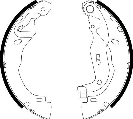 TEXTAR Jeu de mâchoires de frein 91088500 TEXTAR 91088500 Frein à tambour Sandero III (BJI) d'origine prix