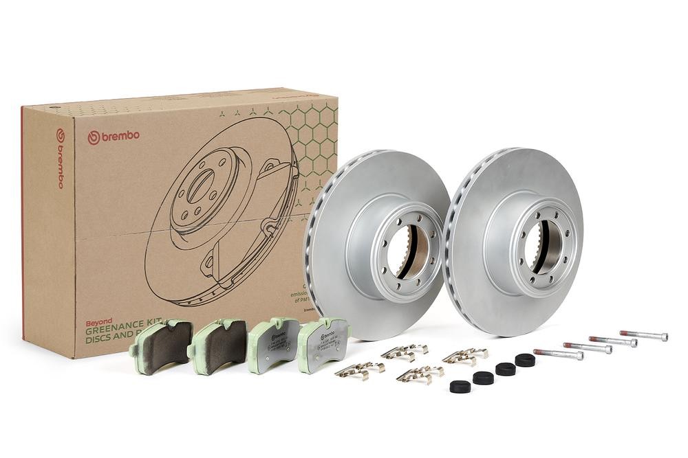 BREMBO Remschijven en blokken KT 10 024 BREMBO KT 10 024 Remschijven en -blokken Iveco Daily 4 aan een voordelige prijs