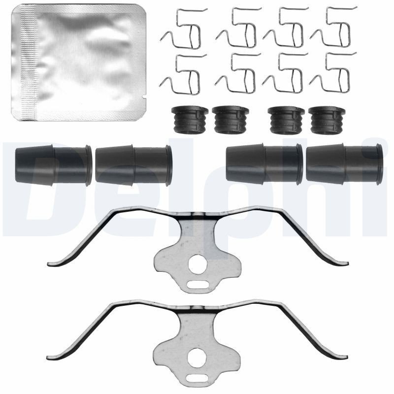 DELPHI Zubehörsatz, Scheibenbremsbelag LX0830 LX0830 DELPHI SEAT Zubehörsatz, Scheibenbremsbelag