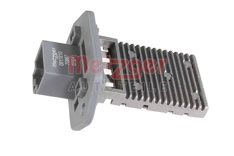 Modstand, kabineventilator METZGER 0917810 METZGER 0917810 Modstand kabineventilator CHEVROLET AVEO 2007