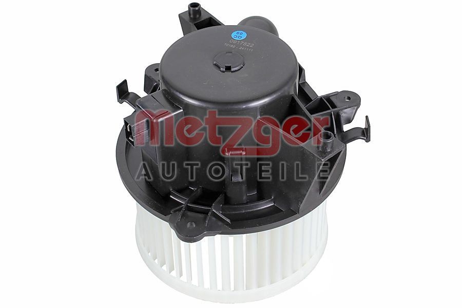 Interieurventilatie METZGER 0917822 METZGER 0917822 Kachelmotor Fiat DOBLO 2009