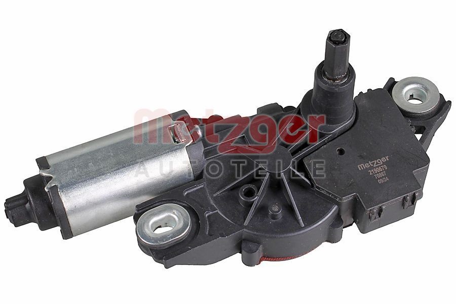 Scheibenwischermotor METZGER 2190679 METZGER 2190679: Heckscheibenwischermotor Volkswagen CADDY 2011