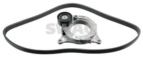 SWAG V-Ribbed Belt Set 33 11 1990 33 11 1990 SWAG poly v-belt kit for FIAT PUNTO