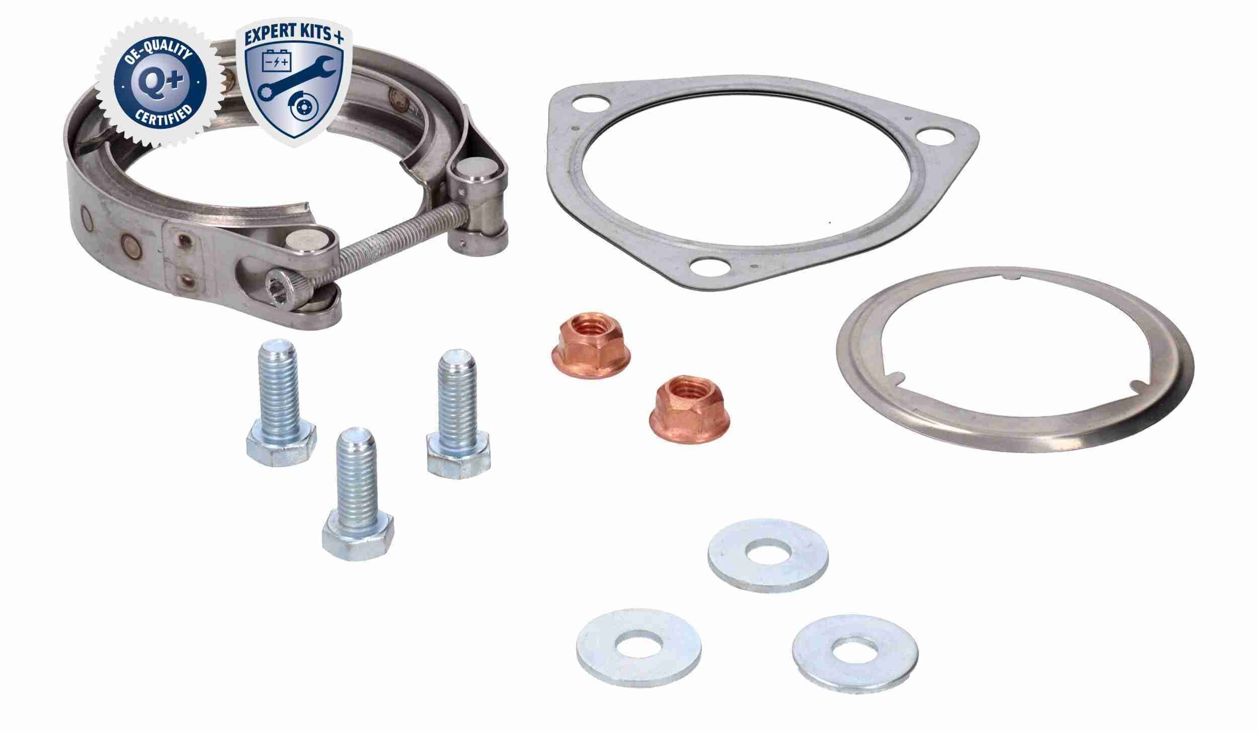 Montāžas komplekts, Sodrēju- / Daļiņu filtrs VAICO V10-9674 VAICO V10-9674 Gofrēta caurule izplūdes gāzu sistēma Volkswagen SHARAN 2018