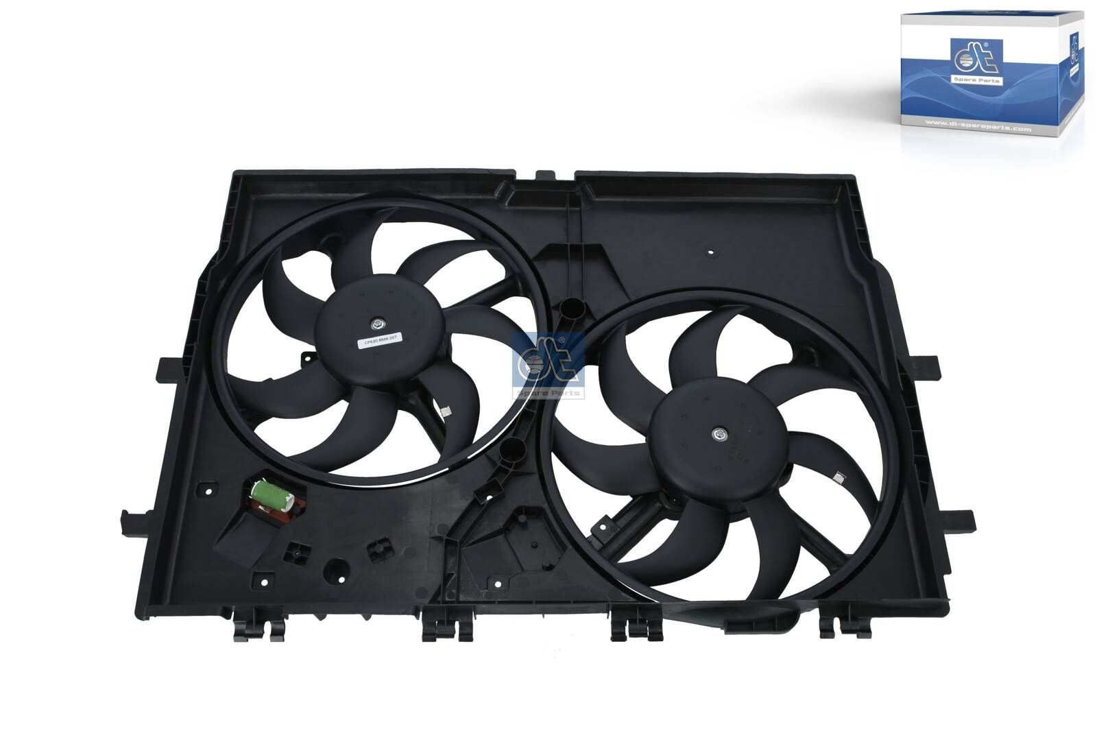 DT Spare Parts Koleso ventilátora chladenia motora 12.19007 12.19007 Koleso ventilátora chladenia motora CUPRA ATECA DT Spare Parts